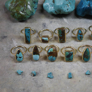 Royston Turquoise Elfin Ring