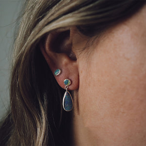 Fallen Star Earrings || slim tear