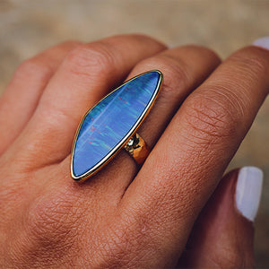 Fallen Star Opal Ring