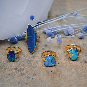 Fallen Star Opal Ring
