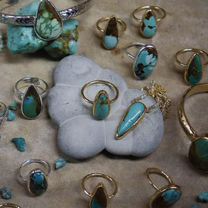 Royston Turquoise Elfin Ring