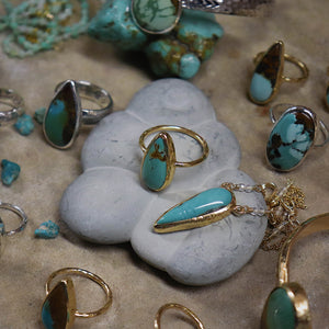 Royston Turquoise Elfin Ring