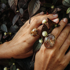 Garden Quartz Elfin Ring