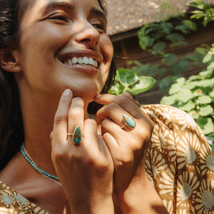 Royston Turquoise Elfin Ring