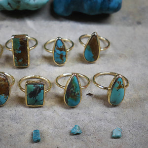 Royston Turquoise Elfin Ring