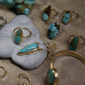 Royston Turquoise Elfin Ring