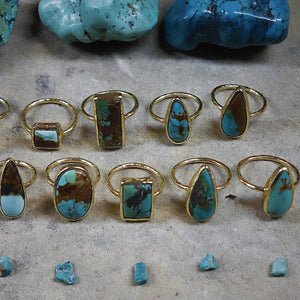 Royston Turquoise Elfin Ring