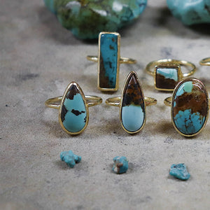 Royston Turquoise Elfin Ring