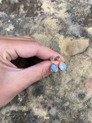 Fallen Star Earrings || wide tear