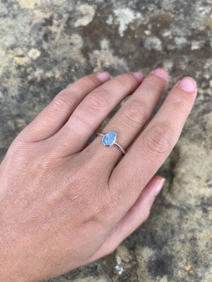 Fallen Star Opal Elfin Ring