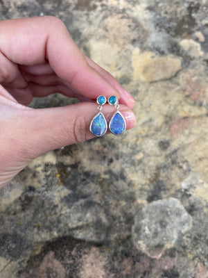 Fallen Star Earrings || wide tear