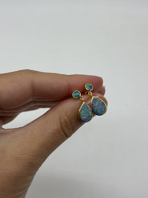 Fallen Star Earrings || wide tear