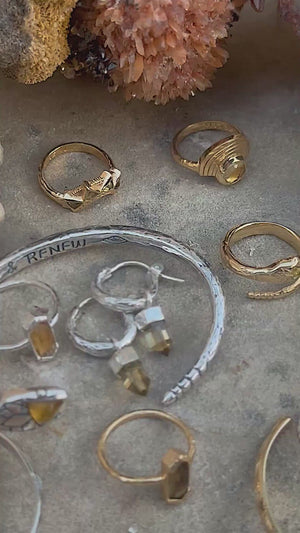 Be Open Cuff || Citrine
