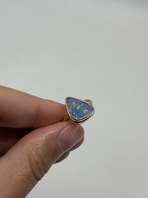 Fallen Star Opal Elfin Ring
