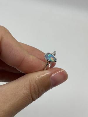 Fallen Star Opal Elfin Ring