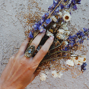 Goddess Ring || Brass