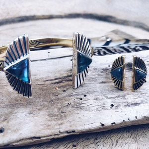 Shape Shift Cuff || Labradorite