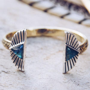 Shape Shift Cuff || Labradorite