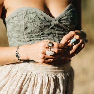 Radiate Cuff || Labradorite