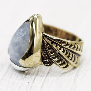 Winged Ring || Moonstone