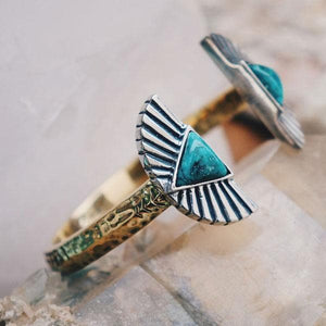 Shape Shift Cuff || Turquoise
