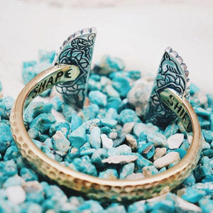 Shape Shift Cuff || Turquoise