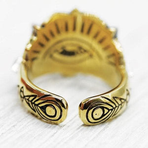 Sunbeam Ring || Labradorite