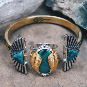 Shape Shift Cuff || Turquoise