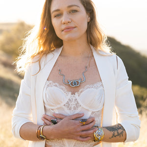 Rebirth Cuff || moonstone