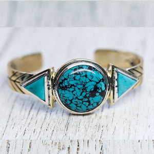 Hemisphere Cuff || Turquoise