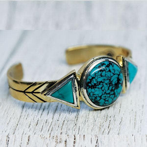 Hemisphere Cuff || Turquoise