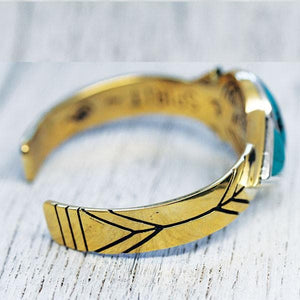 Hemisphere Cuff || Turquoise