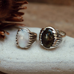 Blossom Ring || Moonstone