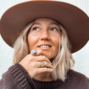 Blossom Ring || Moonstone