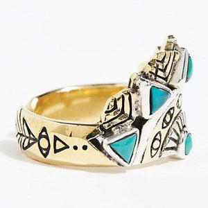 Sunbeam Ring || Turquoise