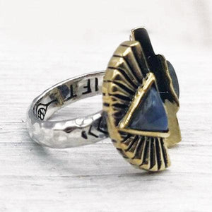 Shape Shift Ring || Labradorite