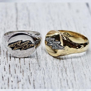 Custom Mens Lightening Ring