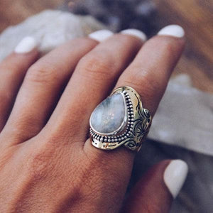 Spirit Ring || Moonstone Tear