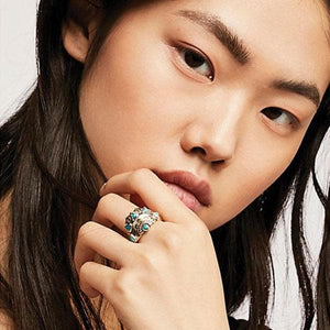 Sunbeam Ring || Turquoise