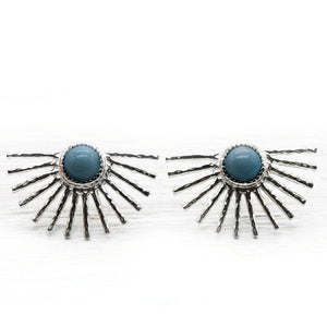 Light Ray Stud :: Larimar