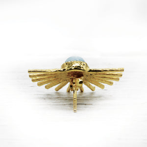 Light Ray Stud :: Larimar