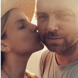 Light Ray Stud :: Larimar