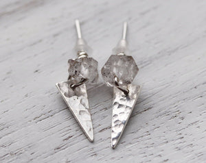 Herkimer Pyramid Studs