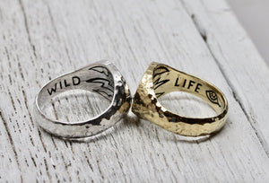 Custom Mens Lightening Ring