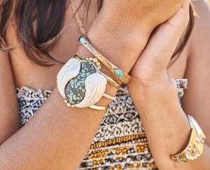 Kinship Cuff || Turquoise Oval