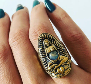 Goddess Ring || Brass