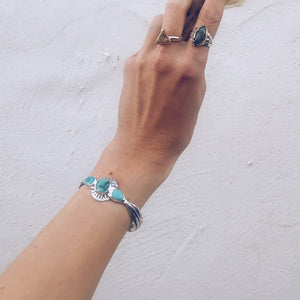 Radiate Cuff || Turquoise