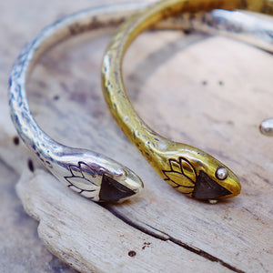 Serpent Cuff || labradorite