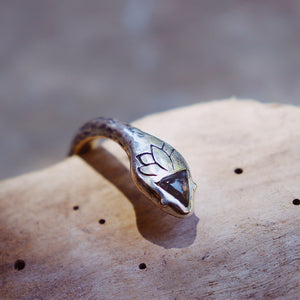 Serpent Cuff || labradorite
