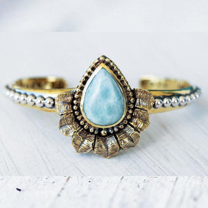 Larimar Lotus Cuff
